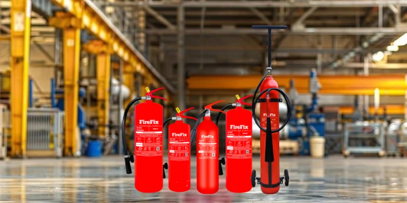 Distributor peralatan pemadam kebakaran Firefix.