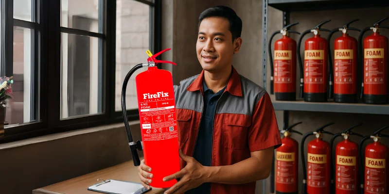 Harga isi ulang APAR foam layanan terbaik.