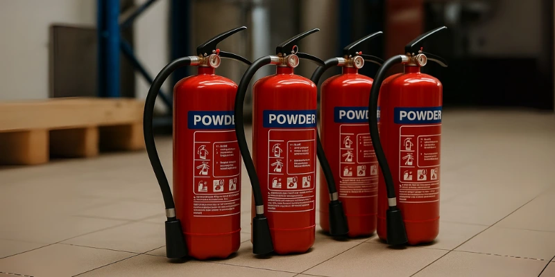 Jenis media pemadam untuk isi ulang di Firefix.
