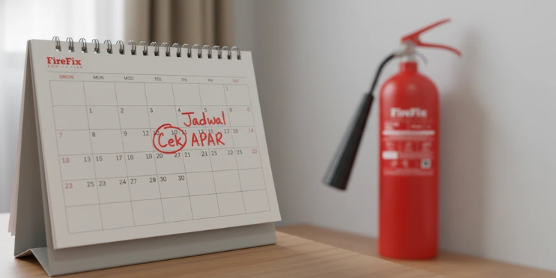 Apar co2 dan jadwal pengecekan.